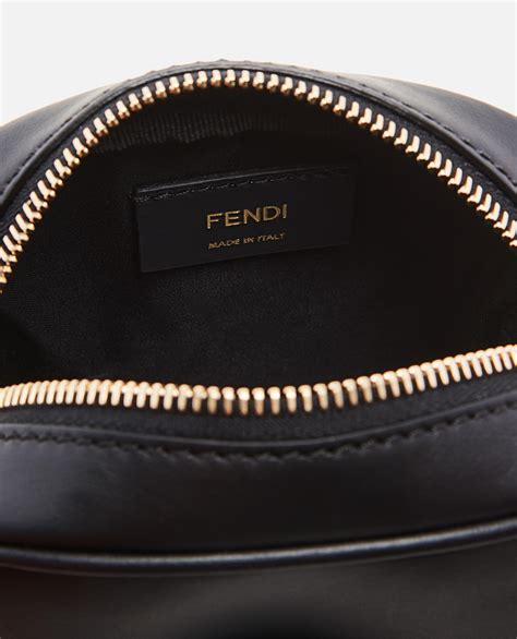 fendi bag cloth and leatheru|Fendi leather crossbody bag.